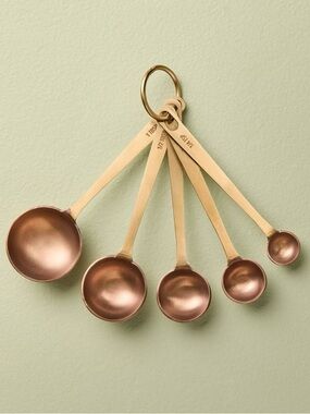 Magnolia Hearth & Hand Copper-Tone Nested Measuring Spoon Set